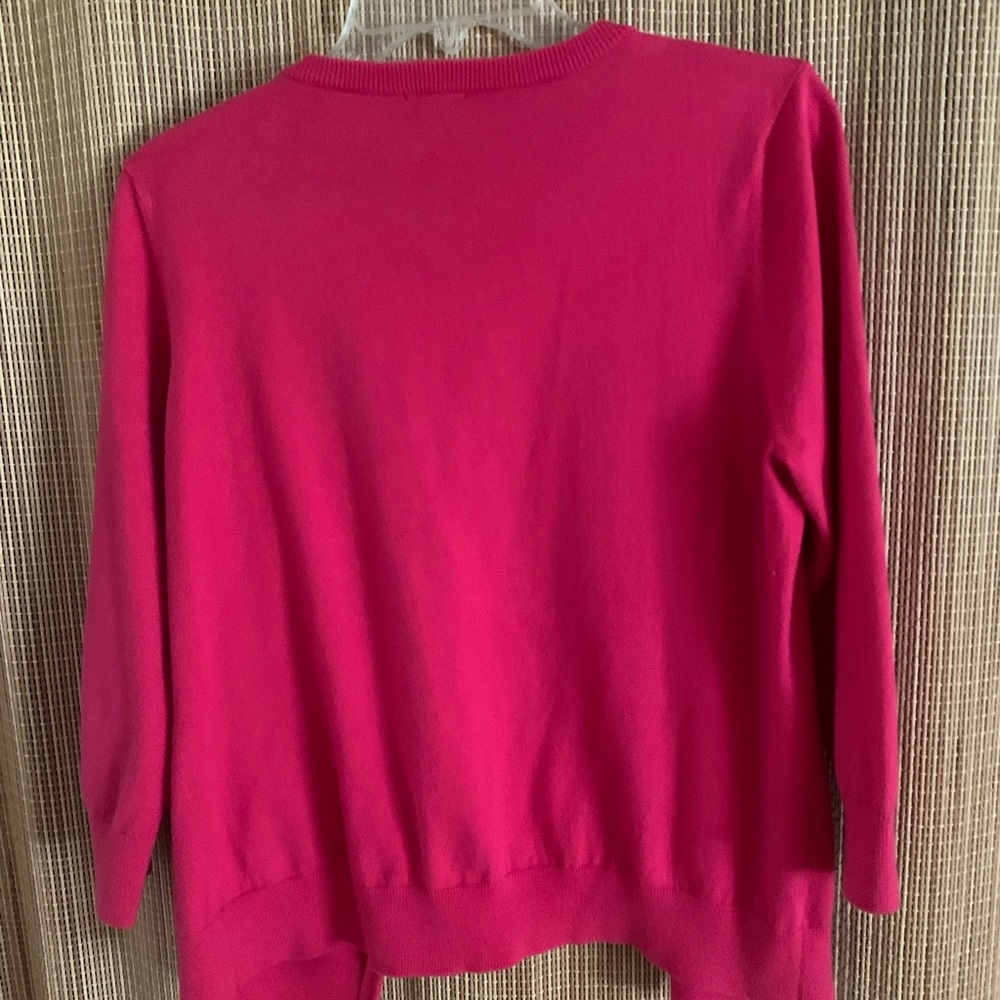 Talbots Pink Cardigan Soft Knit Sweater - Picture 2 of 6